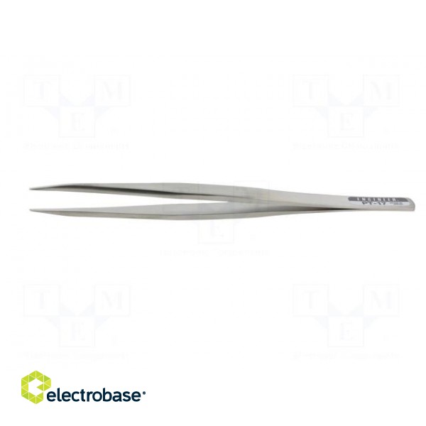 Tweezers | Tweezers len: 125mm | universal | Blade tip shape: flat paveikslėlis 3