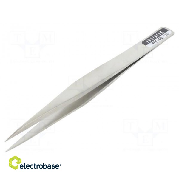 Tweezers | Tweezers len: 125mm | universal | Blade tip shape: sharp фото 1