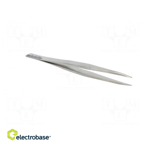 Tweezers | Tweezers len: 125mm | universal | Blade tip shape: flat image 8