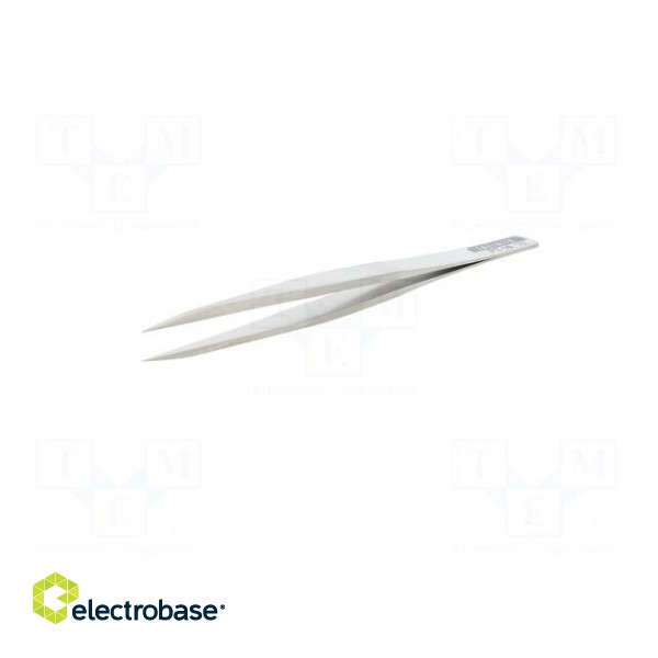 Tweezers | Tweezers len: 125mm | universal | Blade tip shape: sharp paveikslėlis 2