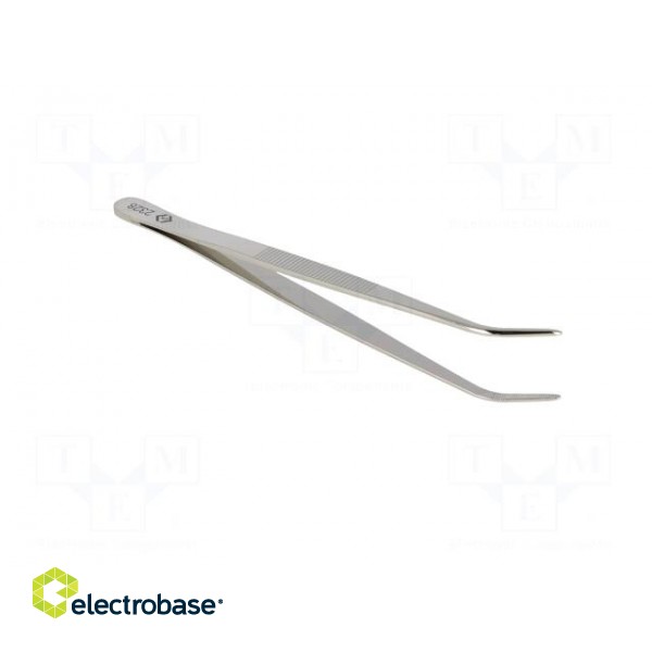 Tweezers | Tweezers len: 155mm | Blades: curved | Tipwidth: 2mm image 8
