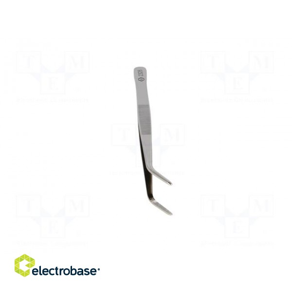 Tweezers | Tweezers len: 155mm | Blades: curved | Tipwidth: 2mm image 9