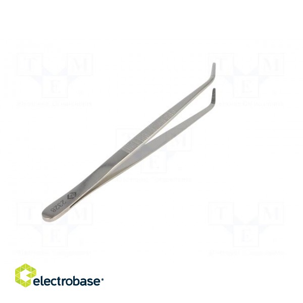 Tweezers | Tweezers len: 155mm | Blades: curved | Tipwidth: 2mm image 6