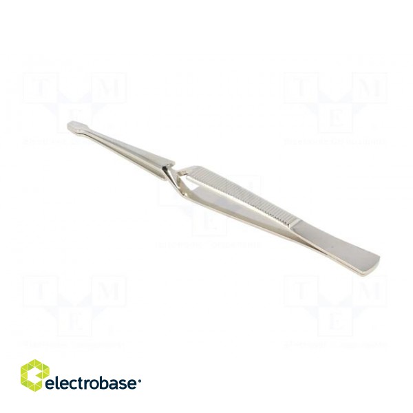 Tweezers | Tweezers len: 160mm | Blade tip shape: shovel | 25g image 4