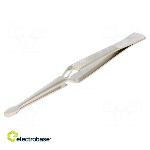 Tweezers | Tweezers len: 160mm | Blade tip shape: shovel | 25g image 1