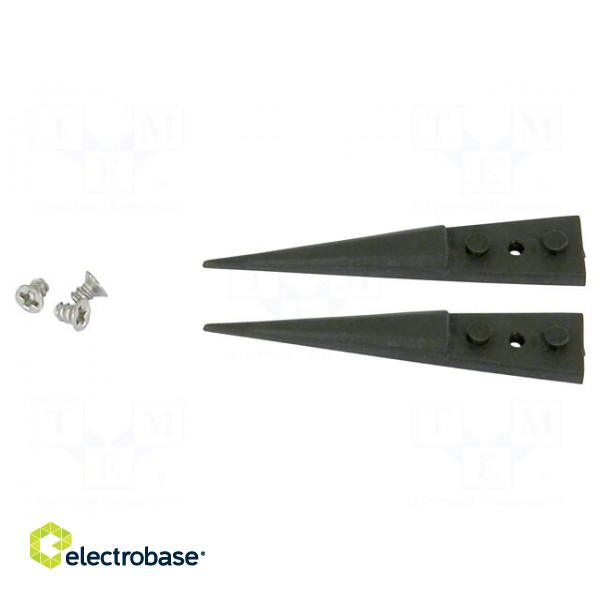 Kit of tips | Blade tip shape: sharp | Tweezers len: 40mm | ESD