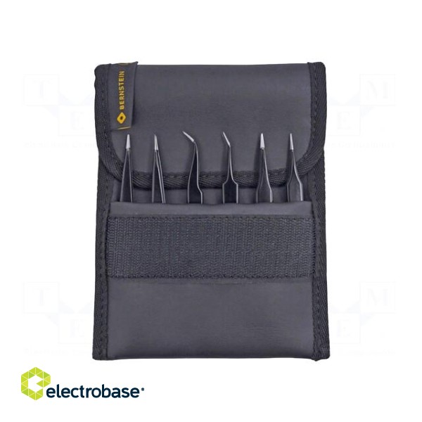 Kit: tweezers | for precision works | ESD | 6pcs. image 2