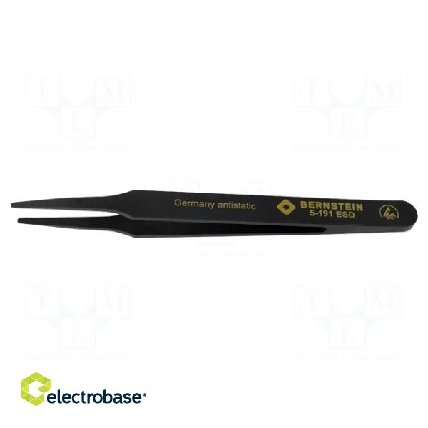 Tweezers | Blade tip shape: flat,rounded | Tweezers len: 120mm