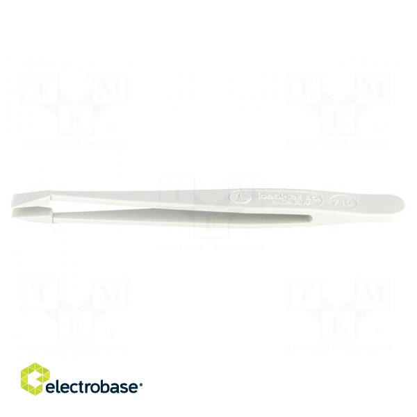 Tweezers | Blade tip shape: flat,shovel | Tweezers len: 115mm | ESD