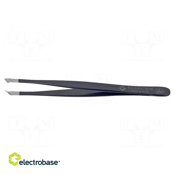 Tweezers | Blade tip shape: for cutting | Tweezers len: 125mm | ESD