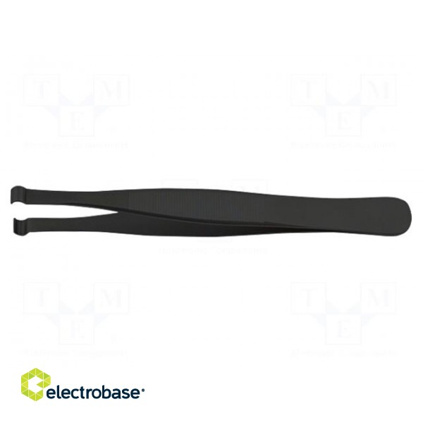 Tweezers | Blade tip shape: round | Tweezers len: 120mm | ESD