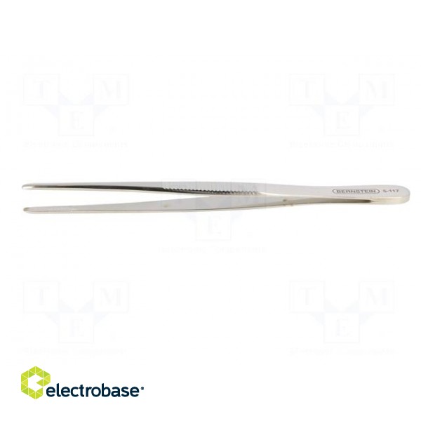 Tweezers | Blade tip shape: rounded | Tweezers len: 145mm paveikslėlis 3