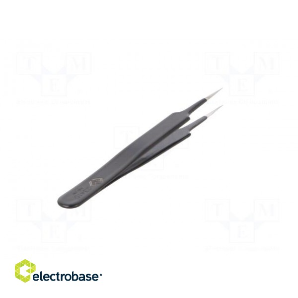 Tweezers | Blade tip shape: sharp | Tweezers len: 110mm | ESD image 6