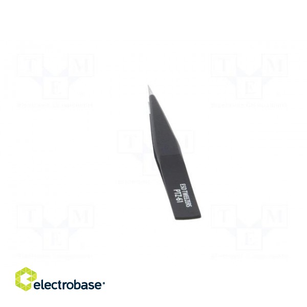Tweezers | Blade tip shape: sharp | Tweezers len: 125mm | ESD image 5