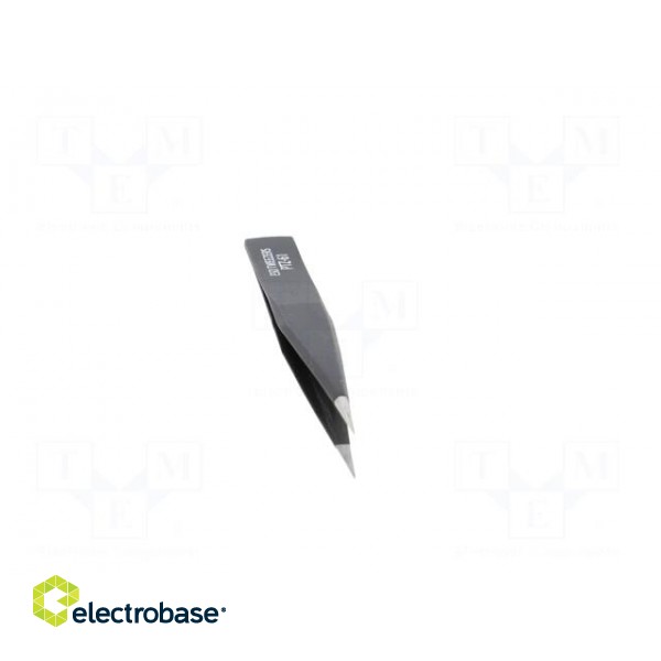 Tweezers | Blade tip shape: sharp | Tweezers len: 125mm | ESD image 9