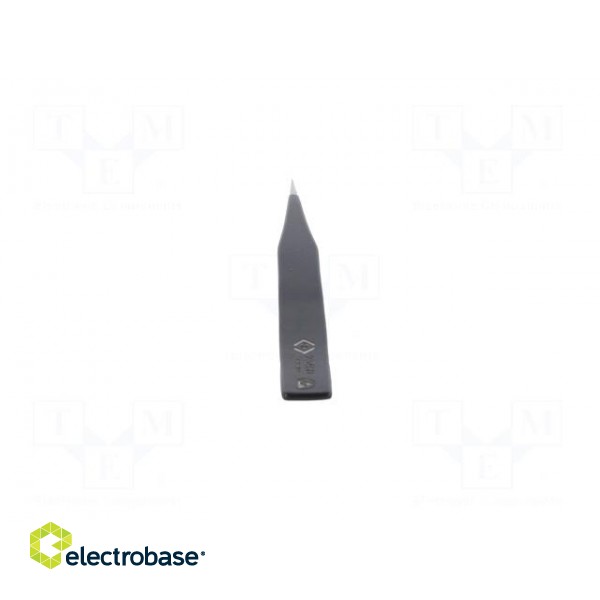 Tweezers | Blade tip shape: sharp | Tweezers len: 127mm | ESD фото 5