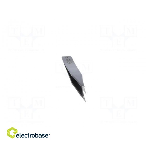 Tweezers | Blade tip shape: sharp | Tweezers len: 127mm | ESD фото 9
