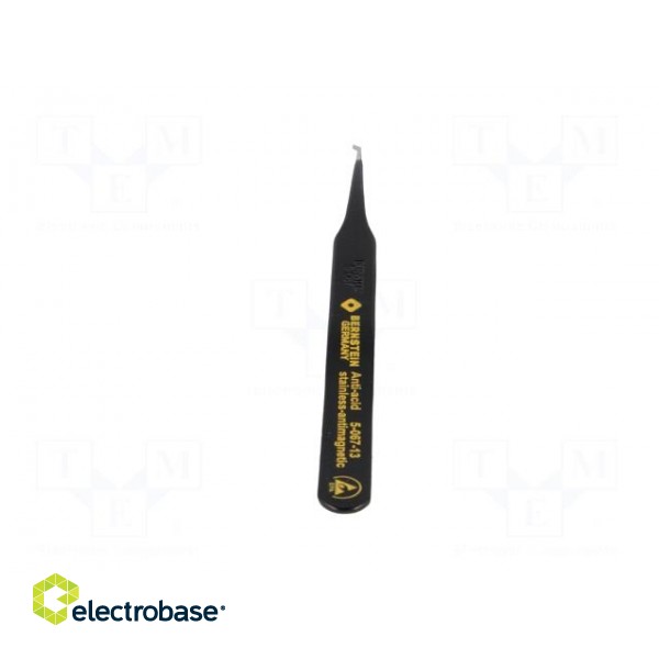 Tweezers | non-magnetic | Blade tip shape: flat | SMD | Blades: curved image 5
