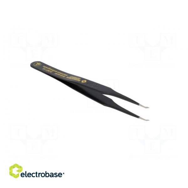 Tweezers | non-magnetic | Blade tip shape: flat | SMD | Blades: curved фото 8