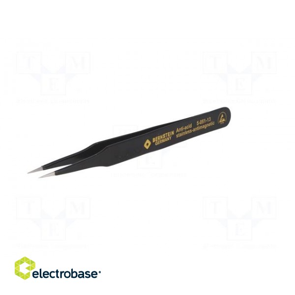Tweezers | non-magnetic | Blade tip shape: sharp | ESD paveikslėlis 2