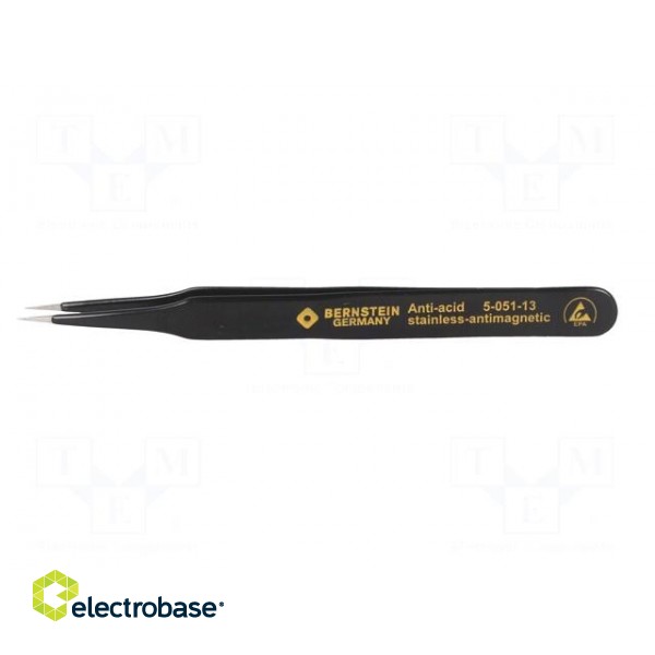 Tweezers | non-magnetic | Blade tip shape: sharp | ESD paveikslėlis 3
