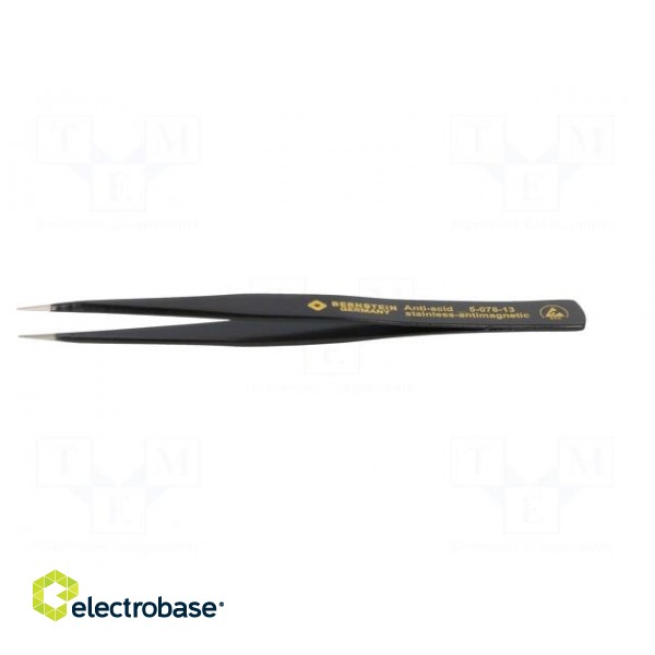 Tweezers | non-magnetic | Blade tip shape: sharp | Blades: straight image 3