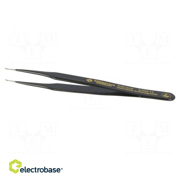 Tweezers | non-magnetic | Blade tip shape: trapezoidal | SMD | ESD image 3
