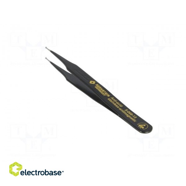 Tweezers | non-magnetic | Blade tip shape: trapezoidal | SMD | ESD image 4