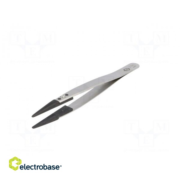 Tweezers | non-magnetic | Tip width: 2mm | Blade tip shape: rounded image 2