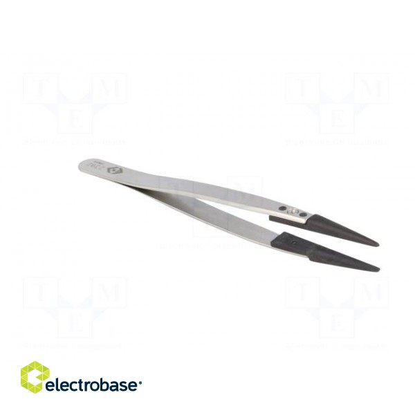 Tweezers | non-magnetic | Tip width: 2mm | Blade tip shape: rounded image 8