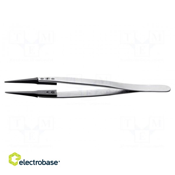 Tweezers | replaceable tips | Blade tip shape: flat | ESD