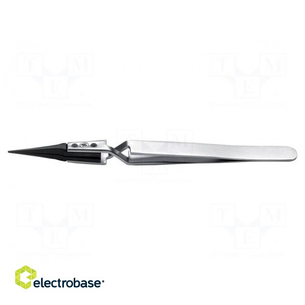 Tweezers | replaceable tips | Blade tip shape: sharp | ESD