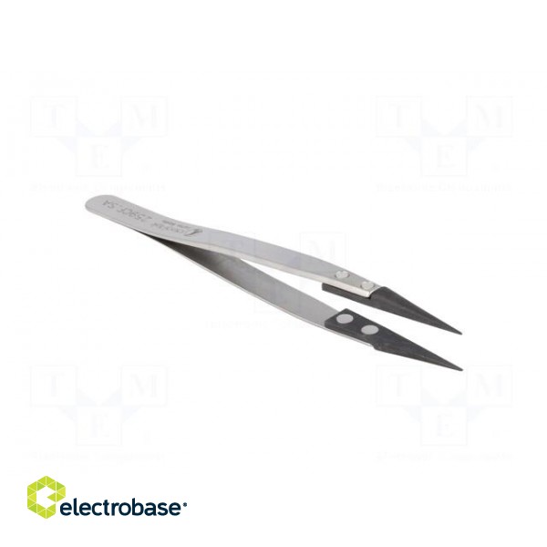 Tweezers | strong construction | Blades: straight,narrow | ESD фото 8