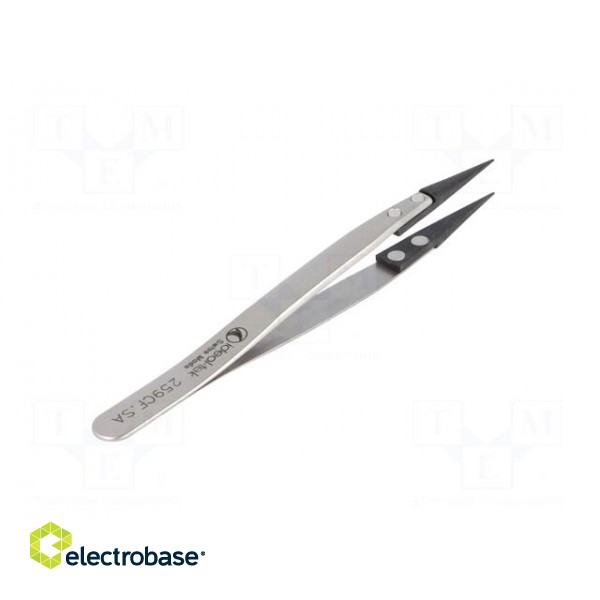 Tweezers | strong construction | Blades: straight,narrow | ESD фото 6