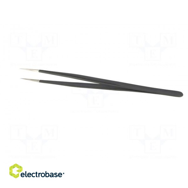 Tweezers | Tip width: 0.2mm | Blade tip shape: sharp | ESD фото 3