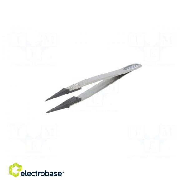 Tweezers | Tip width: 0.4mm | Blade tip shape: sharp | ESD image 2