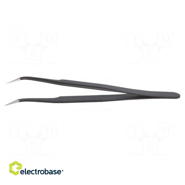 Tweezers | Tip width: 0.5mm | Blade tip shape: sharp | Blades: curved image 3