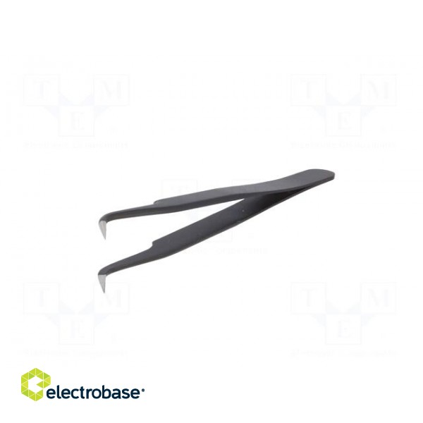 Tweezers | Tip width: 0.5mm | Blade tip shape: sharp | Blades: curved фото 2