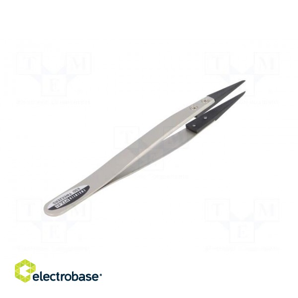 Tweezers | Tip width: 0.5mm | Blade tip shape: sharp | ESD фото 6