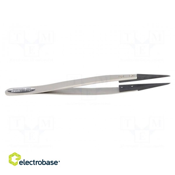 Tweezers | Tip width: 0.5mm | Blade tip shape: sharp | ESD image 7