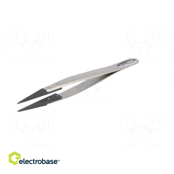 Tweezers | Tip width: 0.5mm | Blade tip shape: sharp | ESD image 2