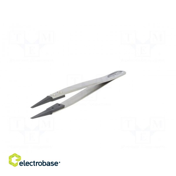 Tweezers | Tipwidth: 2.3mm | Blade tip shape: squared | ESD | 16g image 2