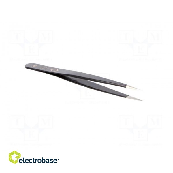 Tweezers | Blade tip shape: sharp | Tweezers len: 110mm | ESD paveikslėlis 8