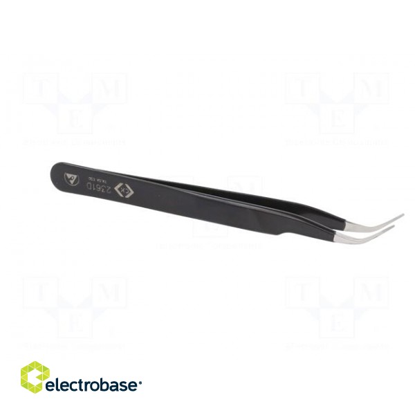 Tweezers | Blade tip shape: sharp | Tweezers len: 120mm | ESD image 8