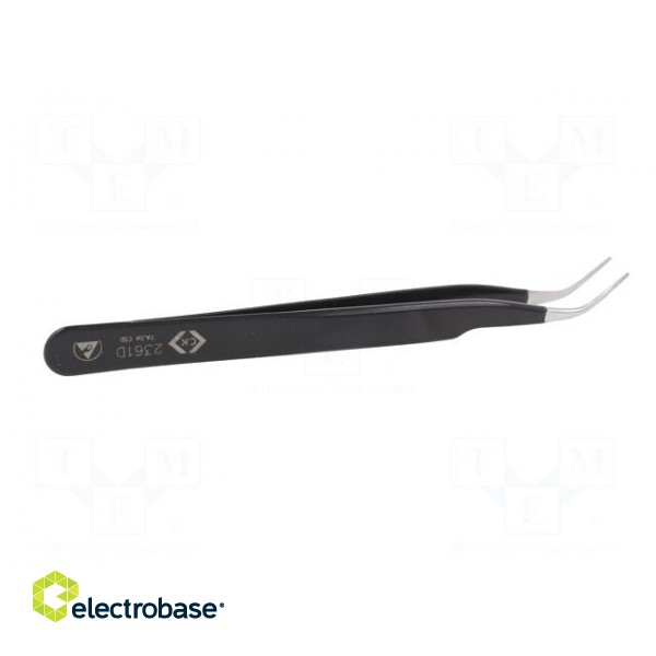 Tweezers | Blade tip shape: sharp | Tweezers len: 120mm | ESD image 7
