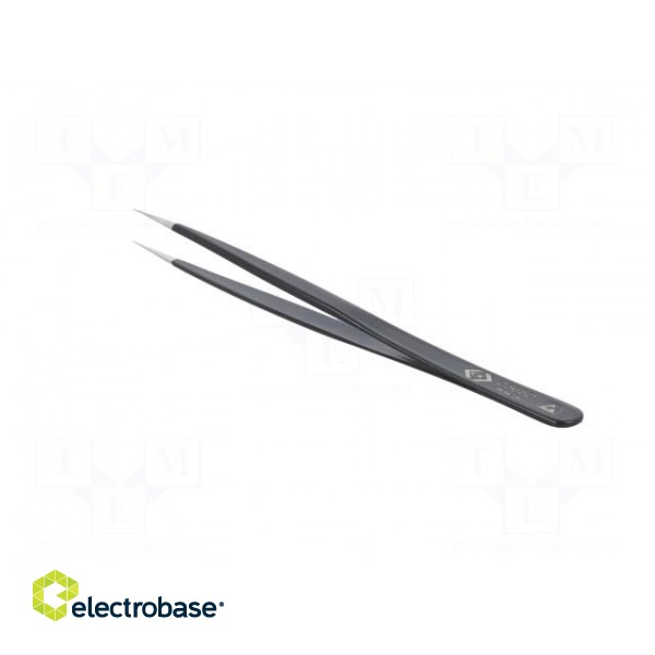 Tweezers | Blade tip shape: sharp | Tweezers len: 140mm | ESD image 4