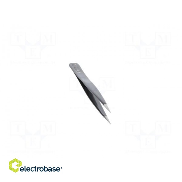 Tweezers | Blade tip shape: sharp | Tweezers len: 140mm | ESD image 9