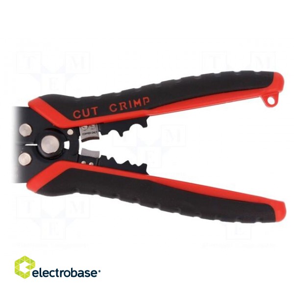 Multifunction wire stripper and crimp tool | 30AWG÷8AWG | 210mm image 5