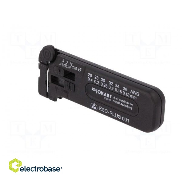 Stripping tool | Øcable: 0.12÷0.4mm | 26AWG÷36AWG | Wire: round | ESD image 4