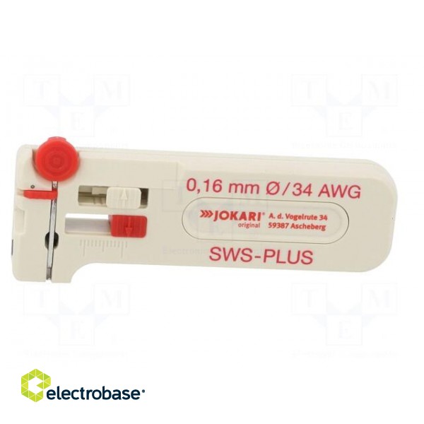 Stripping tool | Øcable: 0.16mm | Wire: round | Tool length: 102mm image 3